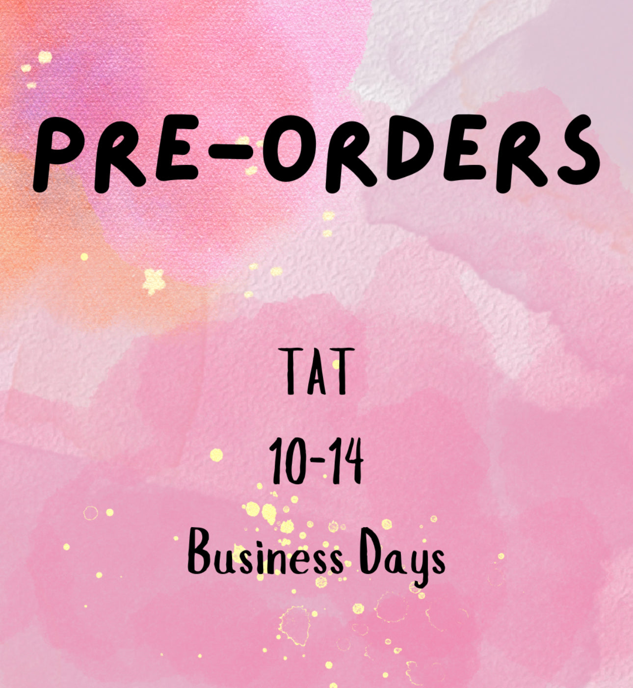 Pre-orders