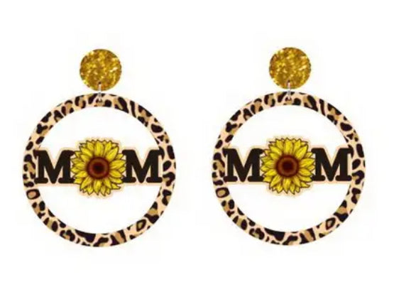 Sunflower Mom Earrings