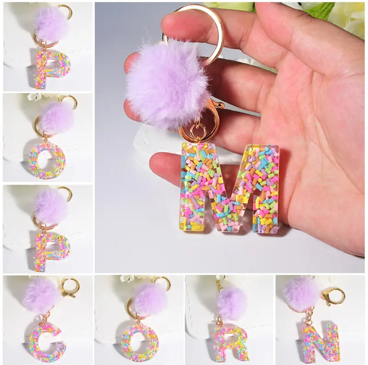 Keychain w/pom